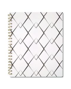 AAG1574905 MACKENZIE WEEKLY/MONTHLY PLANNER, 11 X 8.5, BLACK/WHITE GEO, 2024