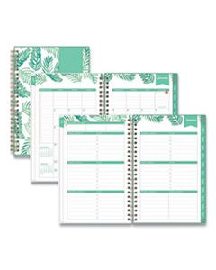 BLS137362 DAY DESIGNER FROSTED COVER WEEKLY/MONTHLY PLANNER, 8 X 5, PALMS, 2024