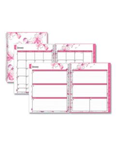 BLS137268 BREAST CANCER AWARENESS WEEKLY/MONTHLY PLANNER, 11 X 8.5, ORCHID, 2024