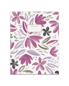 AAG1565F091 BADGE FLORAL MONTHLY PLANNER, 11 X 8.5, 2024