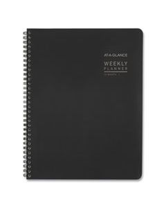 AAG7095XL05 CONTEMPORARY LITE WEEKLY/MONTHLY PLANNER, 11 X 8.25, BLACK, 2024