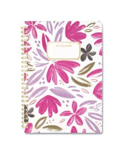 AAG1565F200 BADGE FLORAL WEEKLY/MONTHLY PLANNER, 8.5 X 5.5, 2022