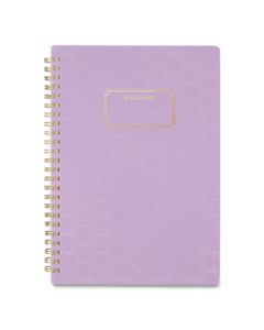 AAG1565W200 BADGE WAVE WEEKLY/MONTHLY PLANNER, 8.5 X 5.5, LAVENDAR, 2022