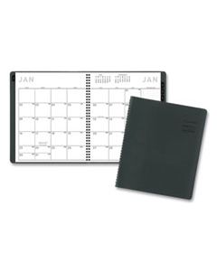 AAG70250X61 CONTEMPORARY MONTHLY PLANNER, 11 X 9, FOREST GREEN, 2024