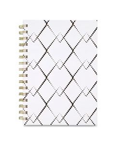 AAG1574200 MACKENZIE WEEKLY/MONTHLY PLANNER, 8.5 X 5.5, BLACK/WHITE GEO, 2024