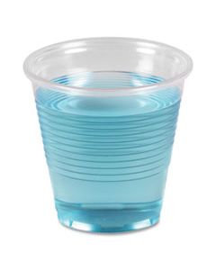 BWKTRANSCUP5CT TRANSLUCENT PLASTIC COLD CUPS, 5 OZ, POLYPROPYLENE, 25 CUPS/SLEEVE, 100 SLEEVES/CARTON