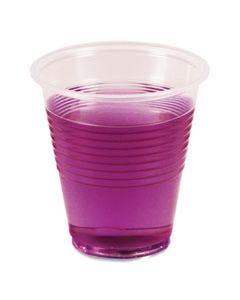 BWKTRANSCUP3PK TRANSLUCENT PLASTIC COLD CUPS, 3 OZ, POLYPROPYLENE, 125/PACK