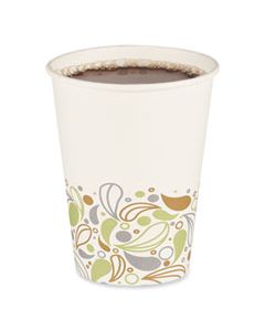 BWKDEER12HCUPOP CONVENIENCE PACK PAPER HOT CUPS, 12 OZ, DEERFIELD PRINT, 9 CUPS/SLEEVE, 25 SLEEVES/CARTON