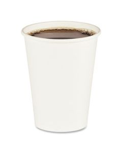 BWKWHT12HCUPOP CONVENIENCE PACK PAPER HOT CUPS, 12 OZ, WHITE, 9 CUPS/SLEEVE, 25 SLEEVES/CARTON