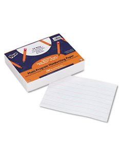 PAC2420 MULTI-PROGRAM HANDWRITING PAPER, 16 LB, 5/8" LONG RULE, ONE-SIDED, 8 X 10.5, 500/PACK