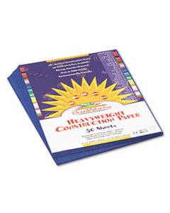 PAC7303 CONSTRUCTION PAPER, 58LB, 9 X 12, DARK BLUE, 50/PACK