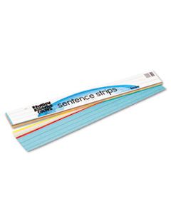 PAC73400 SENTENCE STRIPS, 24 X 3, ASSORTED COLORS, 100/PACK