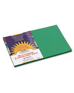 PAC8007 CONSTRUCTION PAPER, 58LB, 12 X 18, HOLIDAY GREEN, 50/PACK