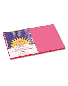 PAC9107 CONSTRUCTION PAPER, 58LB, 12 X 18, HOT PINK, 50/PACK