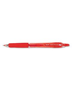 PIL15003 PRECISE GEL BEGREEN RETRACTABLE GEL PEN, FINE 0.7MM, RED INK/BARREL, DOZEN