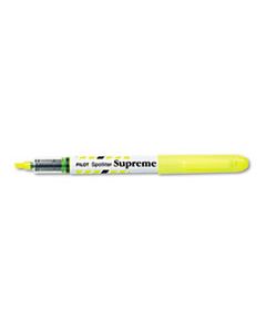 PIL16008 SPOTLITER SUPREME HIGHLIGHTER, CHISEL TIP, FLUORESCENT YELLOW, DOZEN