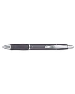 PIL31536 G2 LIMITED RETRACTABLE GEL PEN, FINE 0.7MM, BLACK INK, CHARCOAL BARREL