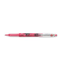 PIL38612 PRECISE P-700 STICK GEL PEN, FINE 0.7MM, RED INK/BARREL, DOZEN