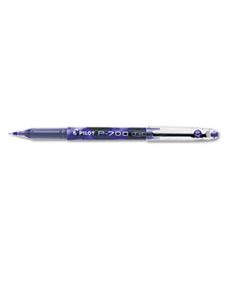 PIL38621 PRECISE P-700 STICK GEL PEN, FINE 0.7MM, PURPLE INK/BARREL, DOZEN