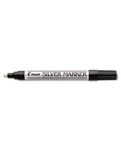 PIL41800 CREATIVE ART & CRAFTS MARKER, MEDIUM BRUSH TIP, SILVER