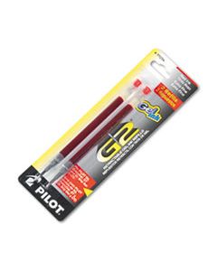PIL77234 REFILL FOR PILOT GEL PENS, EXTRA-FINE POINT, RED INK, 2/PACK