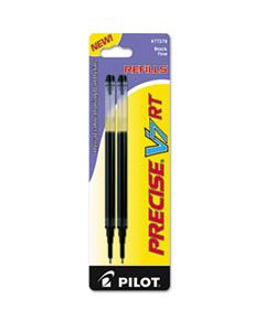 PIL77278 REFILL FOR PILOT PRECISE V7 RT ROLLING BALL, FINE POINT, BLACK INK, 2/PACK