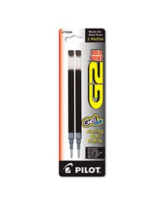 PIL77289 REFILL FOR PILOT G2 GEL INK PENS, BOLD POINT, BLACK INK, 2/PACK