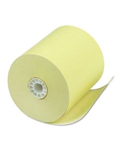 PMC05214C DIRECT THERMAL PRINTING THERMAL PAPER ROLLS, 3.13" X 230 FT, CANARY, 50/CARTON