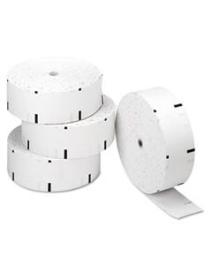 PMC06507 DIRECT THERMAL PRINTING PAPER ROLLS, 0.69" CORE, 3.13" X 1960 FT, WHITE, 4/CARTON