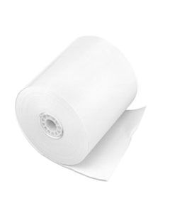 PMC07702 IMPACT BOND PAPER ROLLS, 3" X 150 FT, WHITE, 50/CARTON