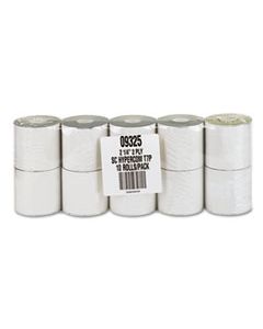 PMC09325 IMPACT PRINTING CARBONLESS PAPER ROLLS, 2.25" X 70 FT, WHITE/CANARY, 10/PACK