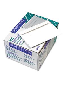 QUA37181 OPEN-SIDE BOOKLET ENVELOPE, #6 1/2, HUB FLAP, GUMMED CLOSURE, 6 X 9, WHITE, 500/BOX