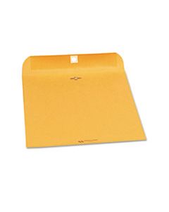 QUA37590 CLASP ENVELOPE, #90, CHEESE BLADE FLAP, CLASP/GUMMED CLOSURE, 9 X 12, BROWN KRAFT, 250/CARTON