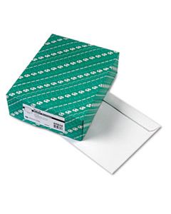 QUA37613 OPEN-SIDE BOOKLET ENVELOPE, #13 1/2, CHEESE BLADE FLAP, GUMMED CLOSURE, 10 X 13, WHITE, 100/BOX