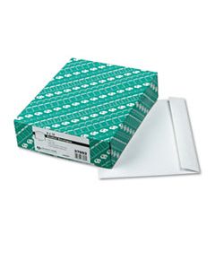 QUA37693 OPEN-SIDE BOOKLET ENVELOPE, #10 1/2, HUB FLAP, GUMMED CLOSURE, 9 X 12, WHITE, 100/BOX