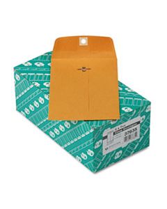 QUA37835 CLASP ENVELOPE, #35, CHEESE BLADE FLAP, CLASP/GUMMED CLOSURE, 5 X 7.5, BROWN KRAFT, 100/BOX