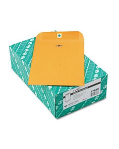 QUA37868 CLASP ENVELOPE, #68, CHEESE BLADE FLAP, CLASP/GUMMED CLOSURE, 7 X 10, BROWN KRAFT, 100/BOX