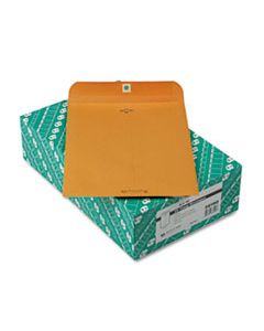 QUA38190 CLASP ENVELOPE, #90, CHEESE BLADE FLAP, CLASP/GUMMED CLOSURE, 9 X 12, BROWN KRAFT, 100/BOX