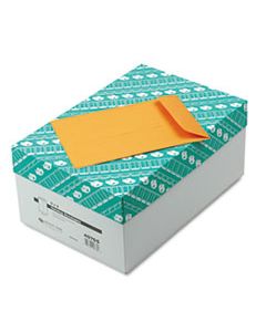 QUA40765 CATALOG ENVELOPE, #1, CHEESE BLADE FLAP, GUMMED CLOSURE, 6 X 9, BROWN KRAFT, 500/BOX