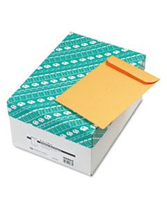 QUA40865 CATALOG ENVELOPE, #1 3/4, CHEESE BLADE FLAP, GUMMED CLOSURE, 6.5 X 9.5, BROWN KRAFT, 500/BOX