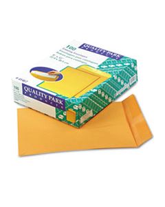QUA41467 CATALOG ENVELOPE, #10 1/2, CHEESE BLADE FLAP, GUMMED CLOSURE, 9 X 12, BROWN KRAFT, 100/BOX