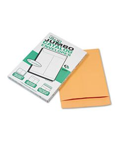 QUA42354 JUMBO SIZE KRAFT ENVELOPE, FOLD FLAP CLOSURE, 14 X 18, BROWN KRAFT, 25/PACK