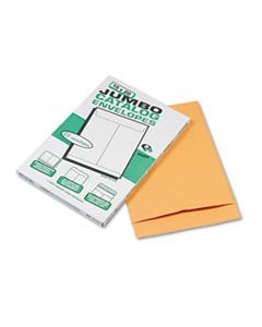 QUA42355 JUMBO SIZE KRAFT ENVELOPE, FOLD FLAP CLOSURE, 15 X 20, BROWN KRAFT, 25/PACK