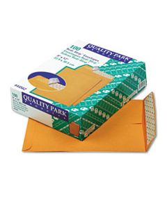 QUA44562 REDI-STRIP CATALOG ENVELOPE, #10 1/2, CHEESE BLADE FLAP, REDI-STRIP CLOSURE, 9 X 12, BROWN KRAFT, 100/BOX