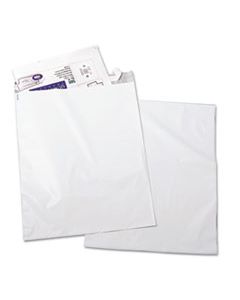 QUA45235 REDI-STRIP POLY MAILER, #6, SQUARE FLAP, REDI-STRIP CLOSURE, 14 X 19, WHITE, 100/PACK