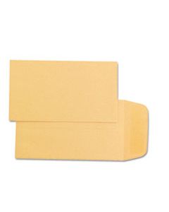 QUA50162 KRAFT COIN & SMALL PARTS ENVELOPE, #1, SQUARE FLAP, GUMMED CLOSURE, 2.25 X 3.5, BROWN KRAFT, 500/BOX