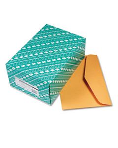 QUA54301 OPEN-SIDE BOOKLET ENVELOPE, #15, HUB FLAP, GUMMED CLOSURE, 10 X 15, BROWN KRAFT, 100/BOX