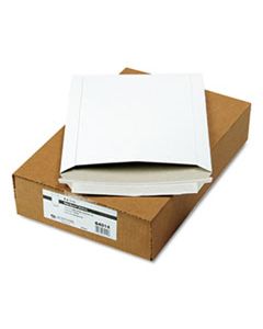 QUA64014 EXTRA-RIGID PHOTO/DOCUMENT MAILER, CHEESE BLADE FLAP, SELF-ADHESIVE CLOSURE, 9 X 11.5, WHITE, 25/BOX