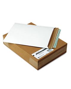 QUA64016 EXTRA-RIGID PHOTO/DOCUMENT MAILER, CHEESE BLADE FLAP, SELF-ADHESIVE CLOSURE, 11 X 13.5, WHITE, 25/BOX