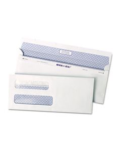 QUA67539 REVEAL-N-SEAL ENVELOPE, #8 5/8, COMMERCIAL FLAP, SELF-ADHESIVE CLOSURE, 3.63 X 8.63, WHITE, 500/BOX